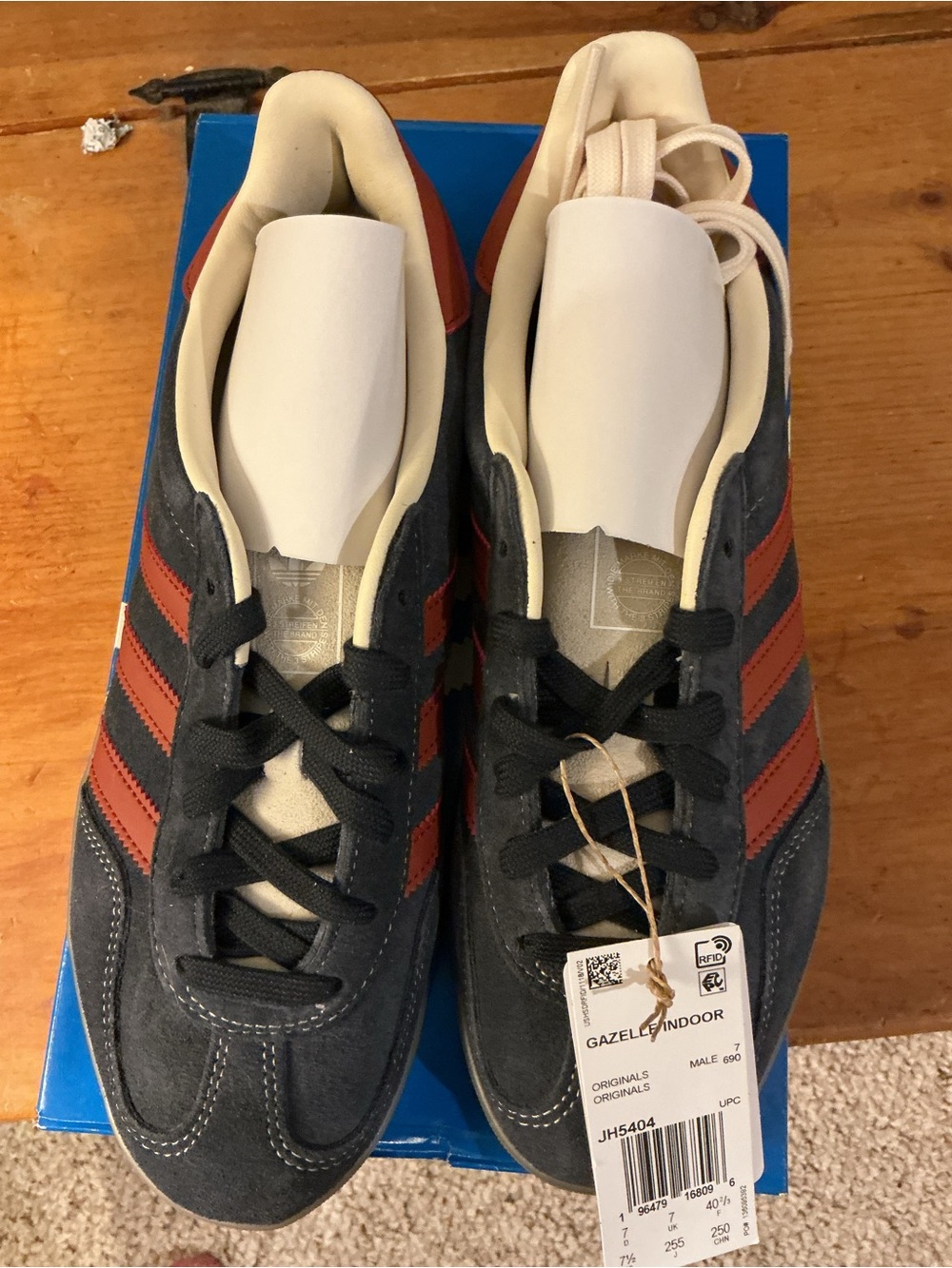 adidas Gazelle Indoor Legends ink JH5404 men’s 7.5 women’s 8.5